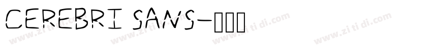 CEREBRI SANS字体转换